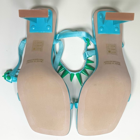 jeffery campbell blue spike heels - Picture 4 of 4